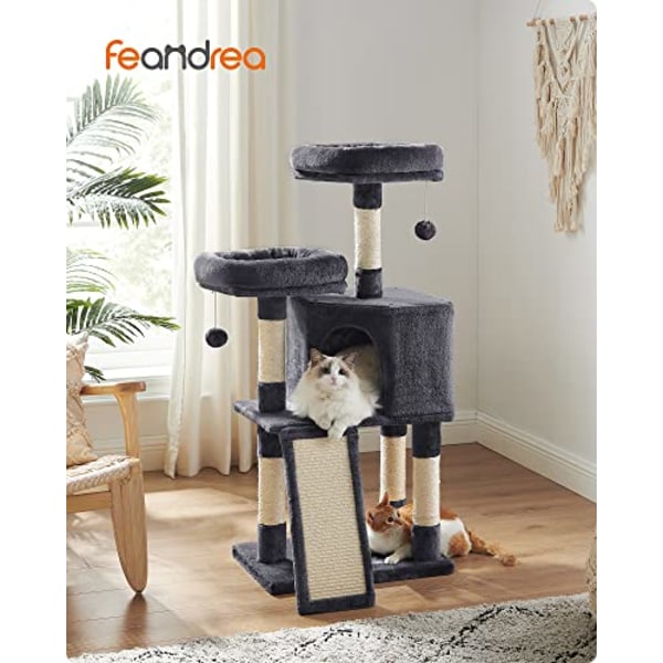 Feandrea Katt klösträd / klösmöbel 115 cm Rökgrå