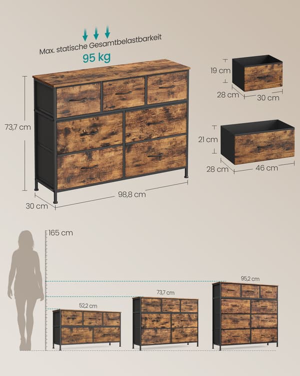 Lipasto, Säilytysyksikkö, Teräs, MDF
