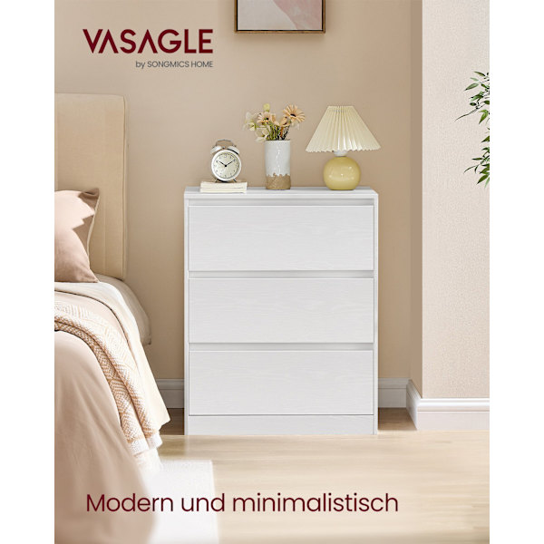 Kommode til soveværelse, 40 x 60 x 75 cm