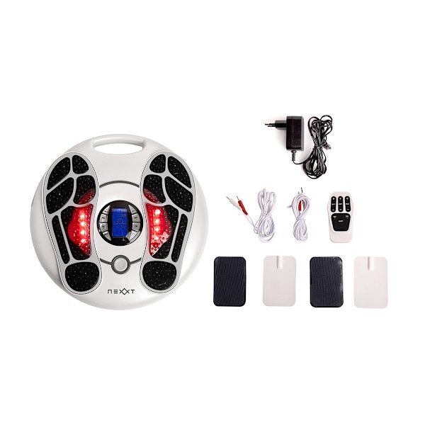 Nexxt Muskel- og Fodstimulator - 25 Terapiprogrammer - Inklusive 4 Pads