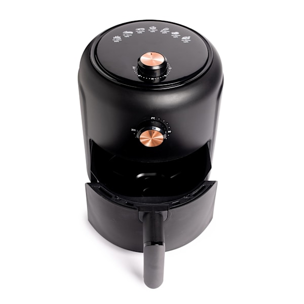 Nexxt Mini Airfryer på 2,6 liter med 8 madlavningsprogrammer – 1000W – Sort