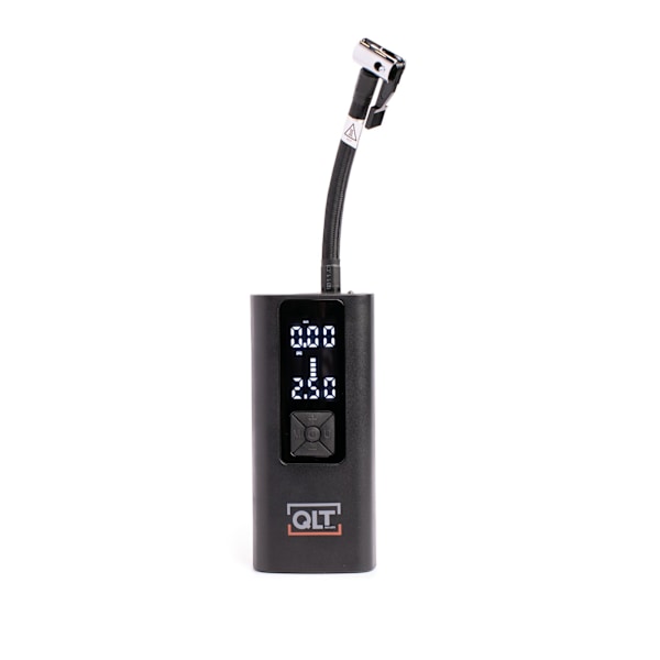 QLT Ilmakompressori Pro ja Powerbank – 4 lisävarustetta ja latauskaapeli
