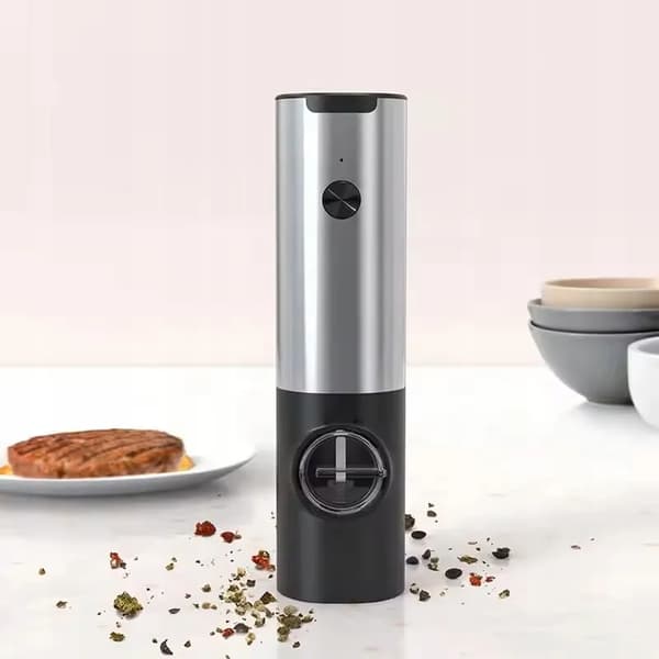 Promis MP36 Elektrisk Salt- och Pepparkvarn, Sladdlös, USB-laddning