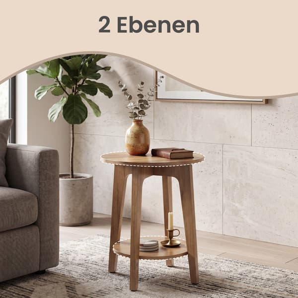 Sidobord med nedre hyllplan, modern stil, sängbord