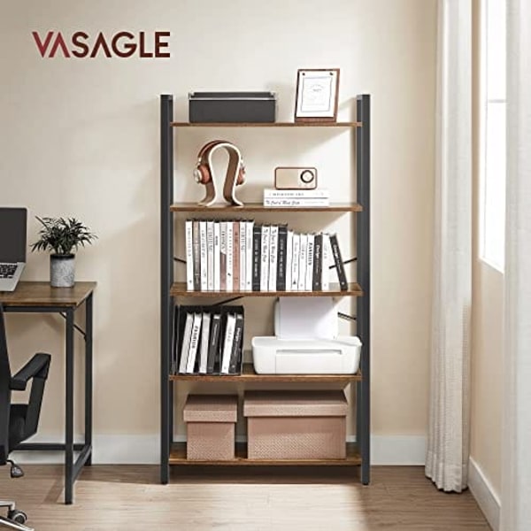 Vasagle 5-tason tikashylly, 80 x 30 x 153 cm