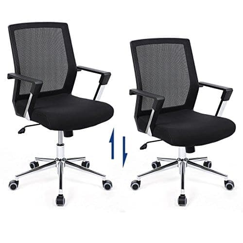 Kontorsstol Stor sittyta 48 cm bredd och 50 cm djup