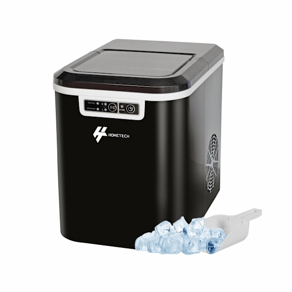 HomeTech Isbitarmaskin - Isbitsmaskin - 2,2 Liter - Svart