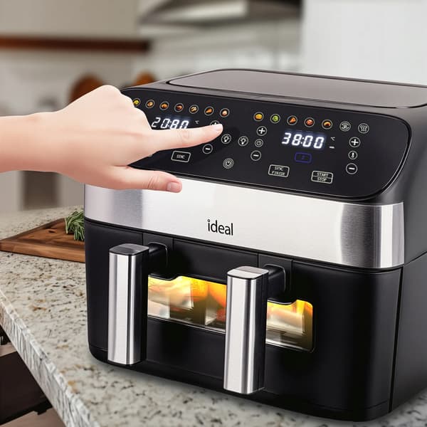 Airfryer - dubbel, delad kammare