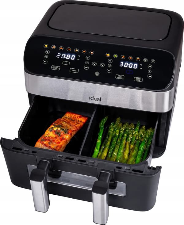 Airfryer - dubbel, delad kammare