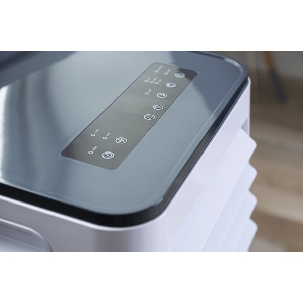 TechnoLife Bærbar aircondition - Aircondition - 7000 BTU - Hvid/Sort