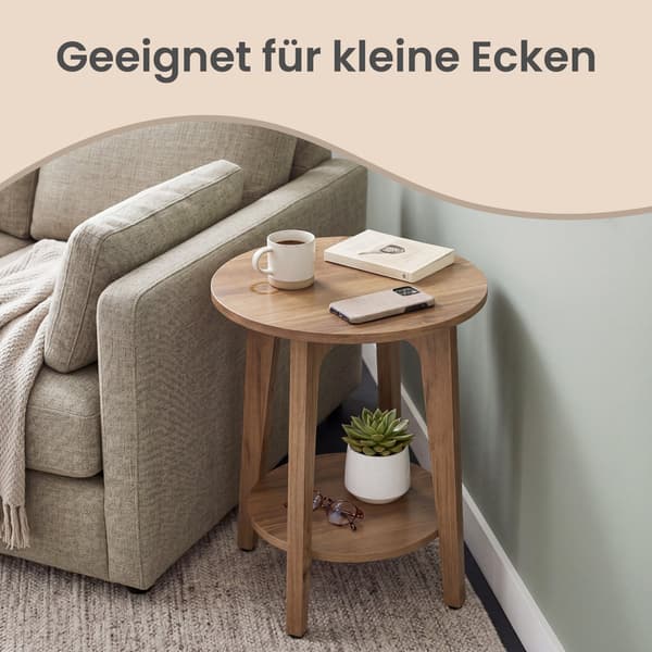 Sidobord med nedre hyllplan, modern stil, sängbord