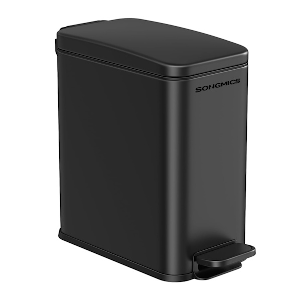 Badeværelsesaffaldsspand, 1,3 gallon, rustfrit stål