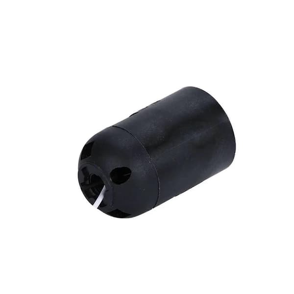 Skruelampeholder E14 E27 Dobbelt Base, Sort Hvid, LED-Lyshovedfatning, Skrivebordslampe Base, 4A 250V (FMY)