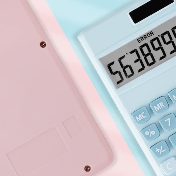 Mini Calculators, Pocket Calculator 8-Digit Solar Battery, Desktop Calculators for Office, Home and School | Standard