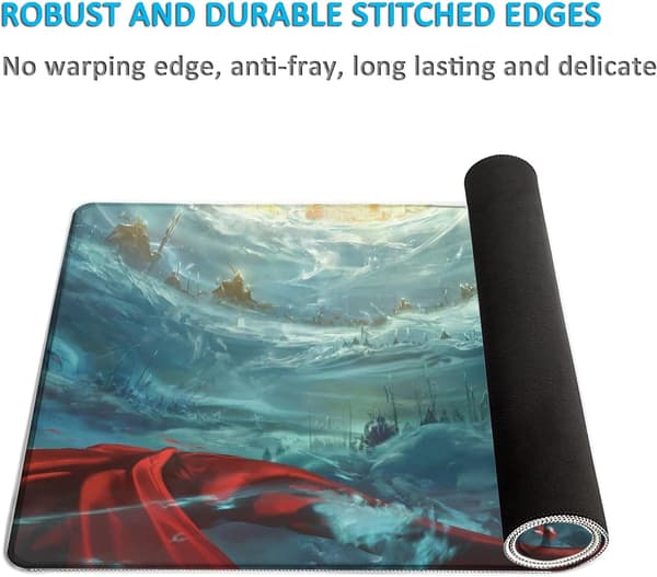 XXL Musematte for Laptop, Gaming Musematte for Bordspill, 900x400x3mm