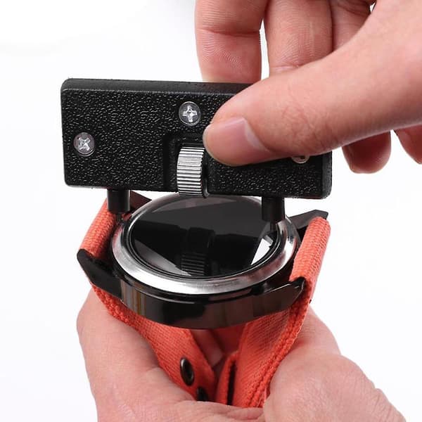 Adjustable Watch Back Case Opener Tool Press Closer Remover Wrench Watch Battery Remover Screw