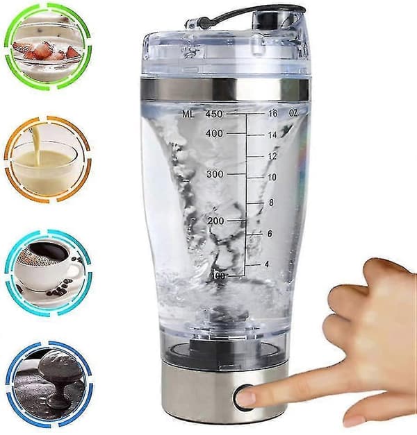 Elektrisk Proteinshaker Proteinshaker Mikser Proteinshaker, 450ml (FMY)