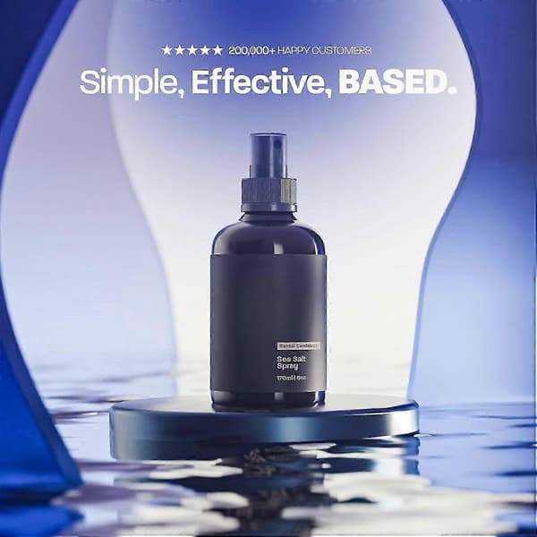 Sea Salt Spray for Volumizing Hair, 170ml Texturizing & Strengthening Spray with Vitamin B5 & Seaweed