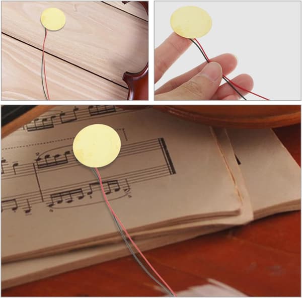 40 st Piezo Trigger Buzzer Discs för akustiska instrumenttillbehör