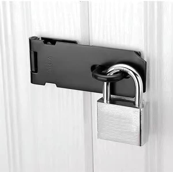 1 st hänglåsfäste, 4 tum dörrspänne dörrlås hasp fläck