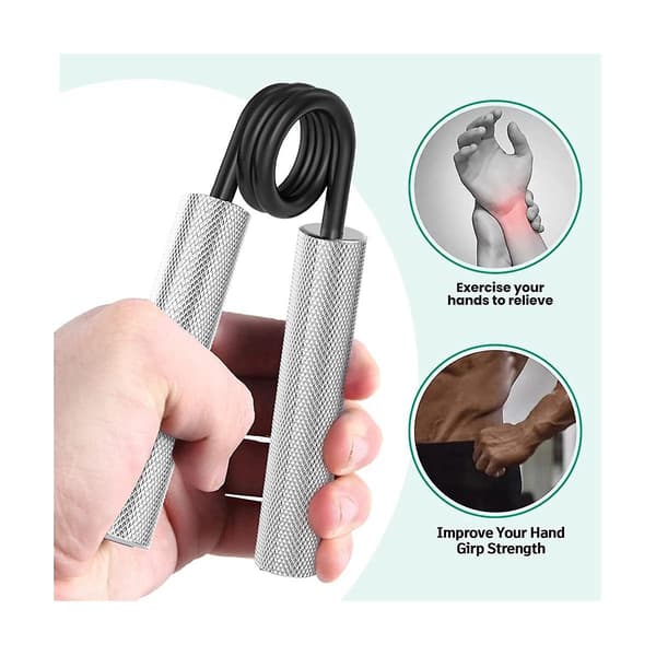 4-pack Grip Strength Trainer 50lb-200lb Metal Hand Grip Strengthener, Heavy Forearm Exerciser