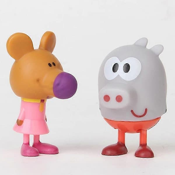 Hey Duggee Serie Anime Actionfigur PVC Skrivebordsbilpynt Bursdagsgave til Barnefans