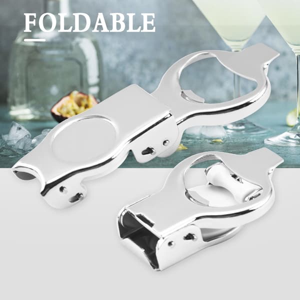 Multifunctional Bottle Opener with Sealed Lid Labor-saving Beer Opening Tool for Kitchen Home Bar BBQ 1pc