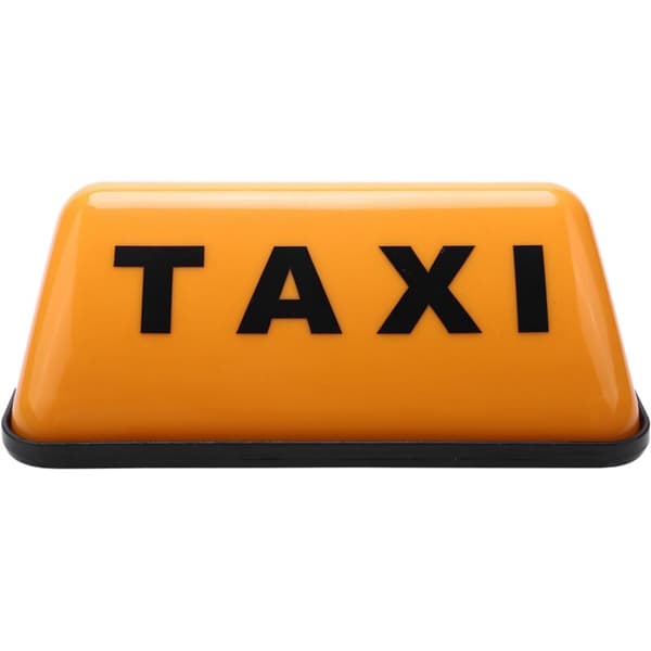 2X TAXI LED Trafikskilt Dagslys Kørelys Billamper DC 12V 3W