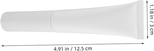 2 Pcs Makeup Tubes with Flocked Top, Refillable Travel Bottles for Lotion