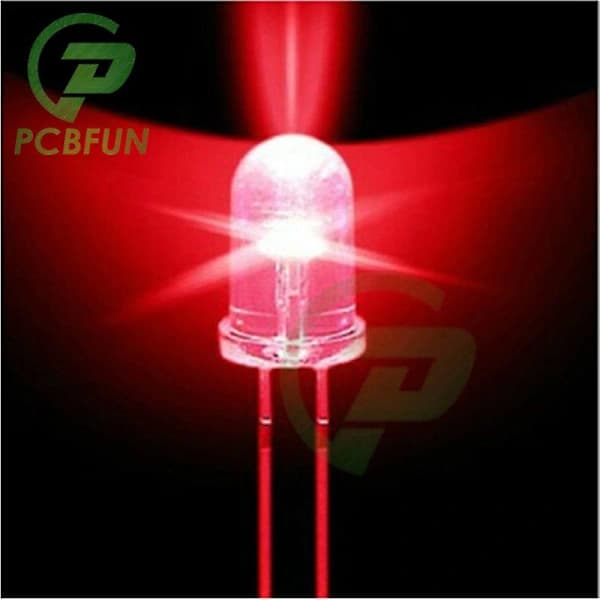 50/100/200 pcs 5mm Bright Red Yellow Flickering LEDs Flashing Bk Dip Led Diode Intermittent Lamp Flicker 200pcs