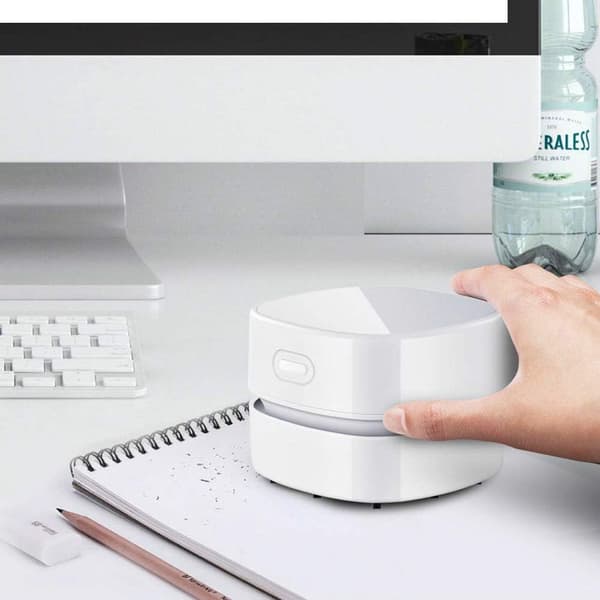 Mini Cordless Handheld Vacuum Cleaner, USB Rechargeable, 90 Minutes Operation, 360° Rotating