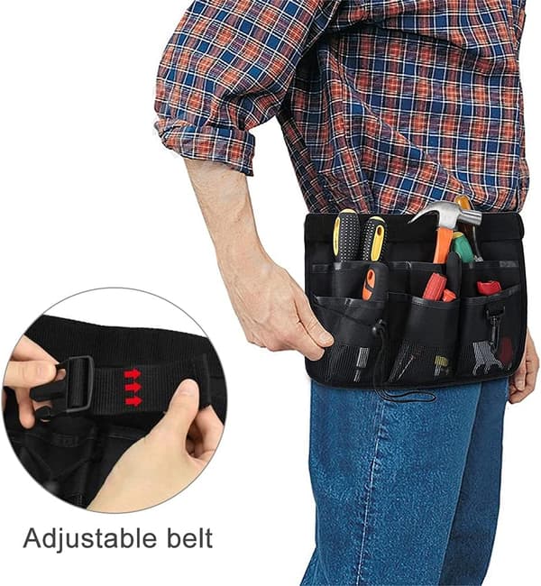 Garden Belt Waist Bag, Multi-Pocket Tool Bag, Professional