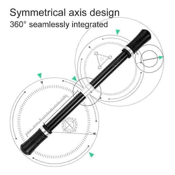 Finger Pen Spinning Pennor med Viktad Boll Finger Roterande Penna D