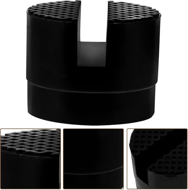 Rubber Jack Pad Pinch Weld Jack Pad with Stabilizer Adapter Suitable for Car and RV Maintenance