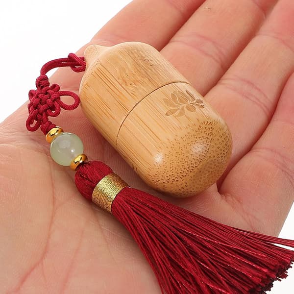 Bambu Rollerflaska 1 ml för eteriska oljor och kosmetika Resor