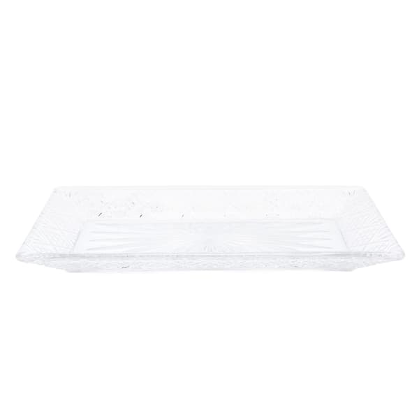 Y5431AB Rektangulær glasplade buffet madudstillingsstativ vestlig mad kage glasplade stativ