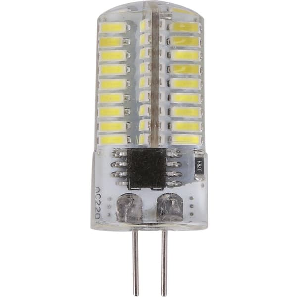 Dimmable LED Corn Bulb Mini Silicone Lamp 72 SMD 4014 G4 220V 200V-240V Replaces Halogen Bulb Pure White (Cool)