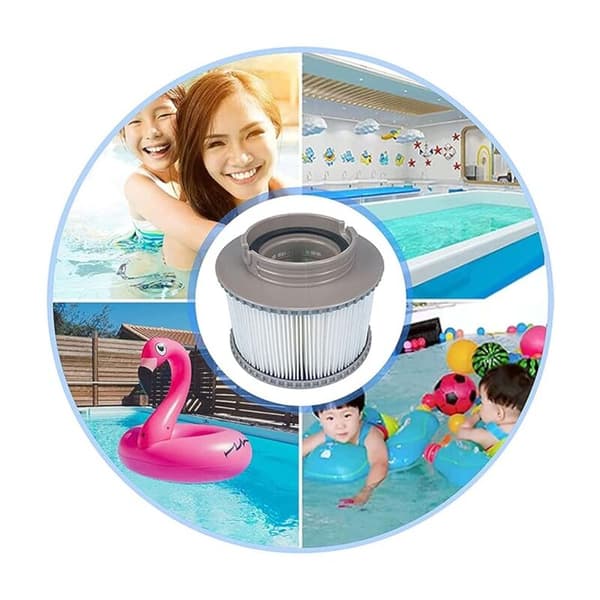 SHINING HOUSE Poolfilter, MSPA Filterpatron, Poolfilterpatron, Badkar, Spa, Poolfilter MSpa Filter Ersättningspatron