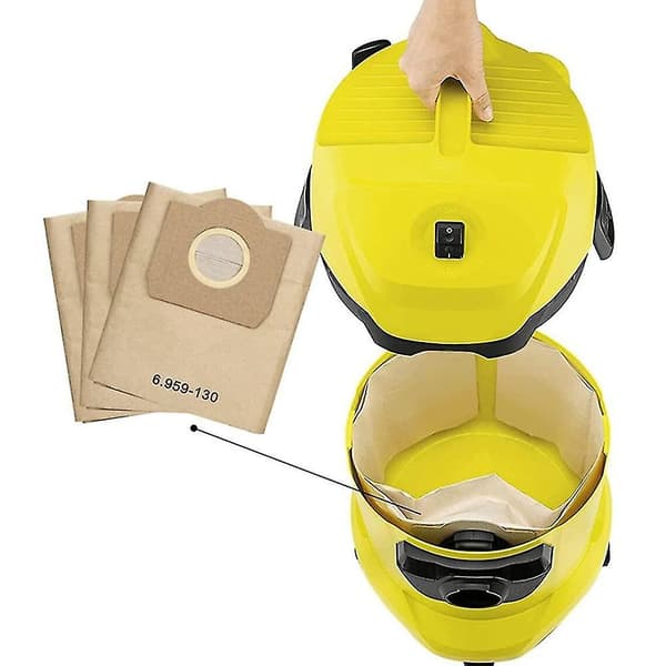 Støvsugerposer til Karcher Mv3 Wd3 Wd3200 Wd3300 A2204 til Rowenta Rb88