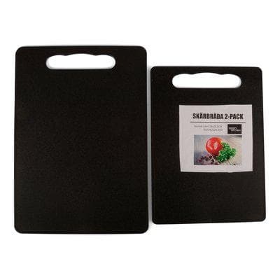 Leikkuulauta 2 kpl Musta Senso Kitchen Svart black