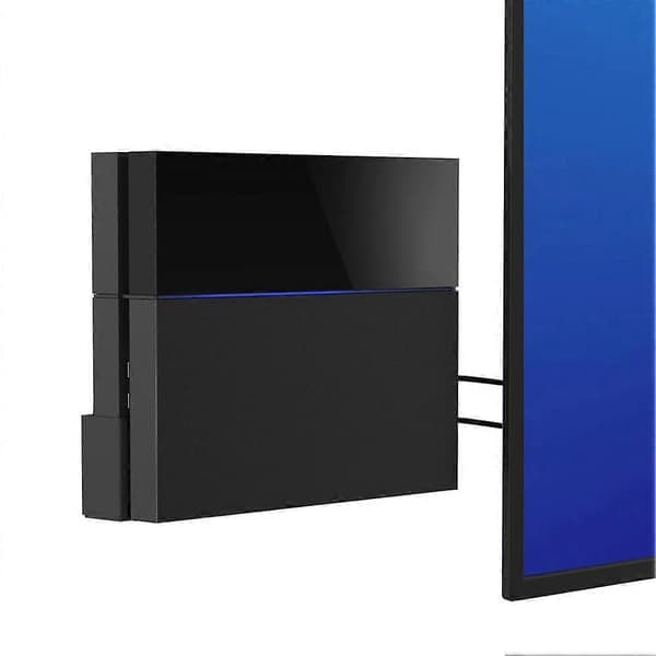 Wall Mount for PS4 Original, Near or Behind TV, Space-Saving and Improved Airflow, Fall Protection for Gaming Accessories