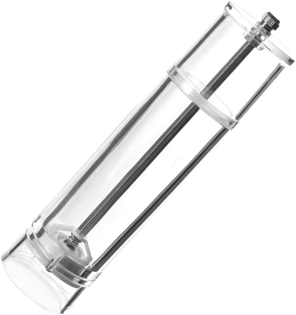 Akryl pepperkvern med justerbar grovhet, moderne elegant manuell pepperkvern