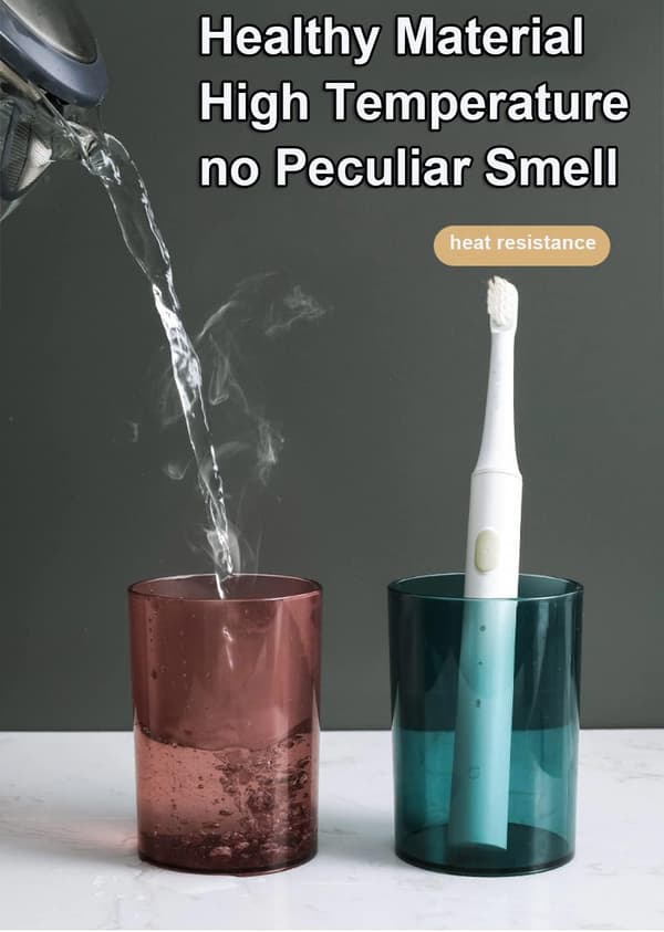 Toothbrush Holder, Toothpaste Holder with 4 Cups + 8 Storage Slots for Toothbrush Heads