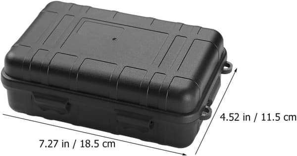 Survival Storage Container Set 2st Vattentät Stötsäker Verktygsorganisatörslåda
