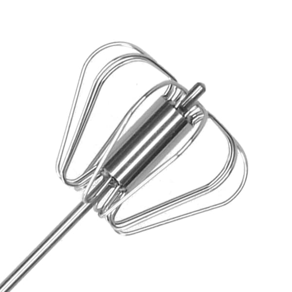 Stainless Steel Egg Whisk, Semi-Automatic Hand Mixer, 14 Inch, Small Egg Beater for Kitchen
