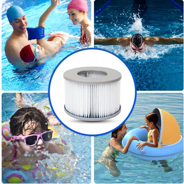 Pool Filterpatroner 6-pak til MSPA FD2089 Oppustelige Pools Ø10.8cm