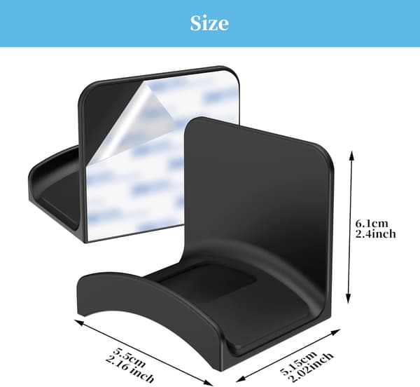Headphone Mount Hanger Holder - Strong Adhesive Headphone Hook Stand