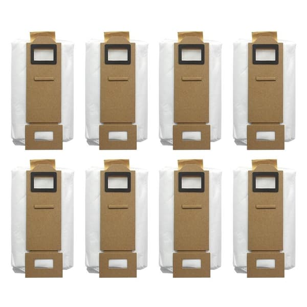 Pölypussi Xiaomi Roborock T7 T7S T7 plus T7S plus S7 S7Max S70 S75 -robotti-imurille, pölypussin osat - 8 kpl sarja