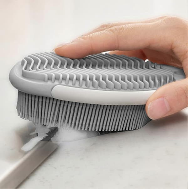 Silicone Washing Brush Multifunctional Cleaning Brush Practical Kitchen Utensils (as shown, one size fits all)