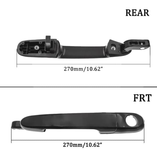 2 pcs Exterior Door Handle Set for Accent 2006-2011 82650-1E050, 82660-1E050